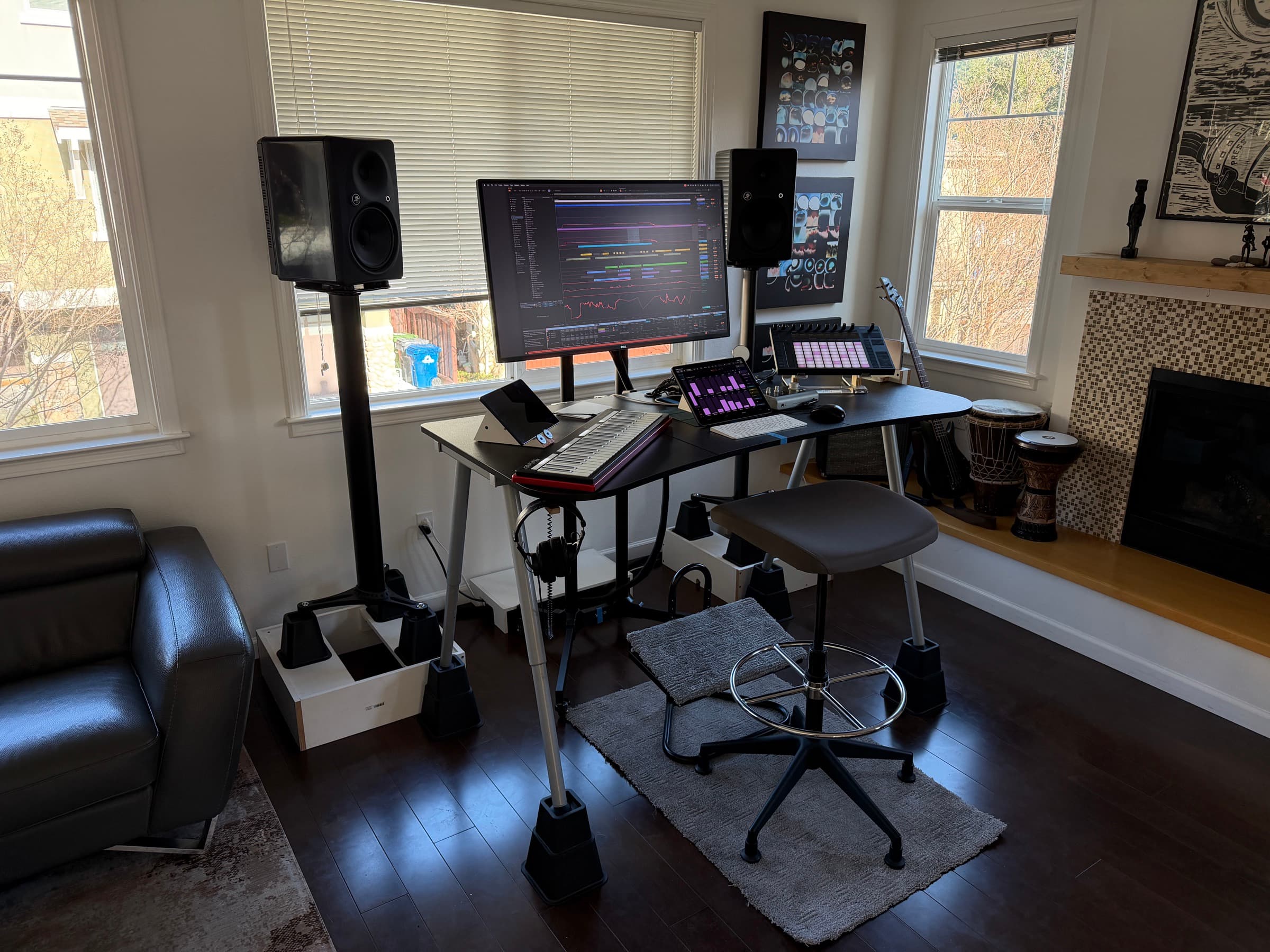 Knobbler controlling a full Ableton studio setup
