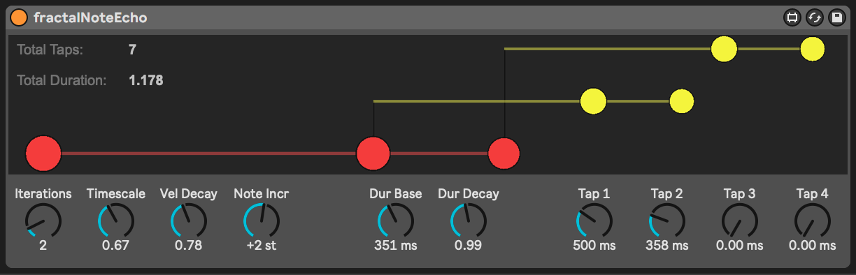 Two Taps, Two Iteration Example