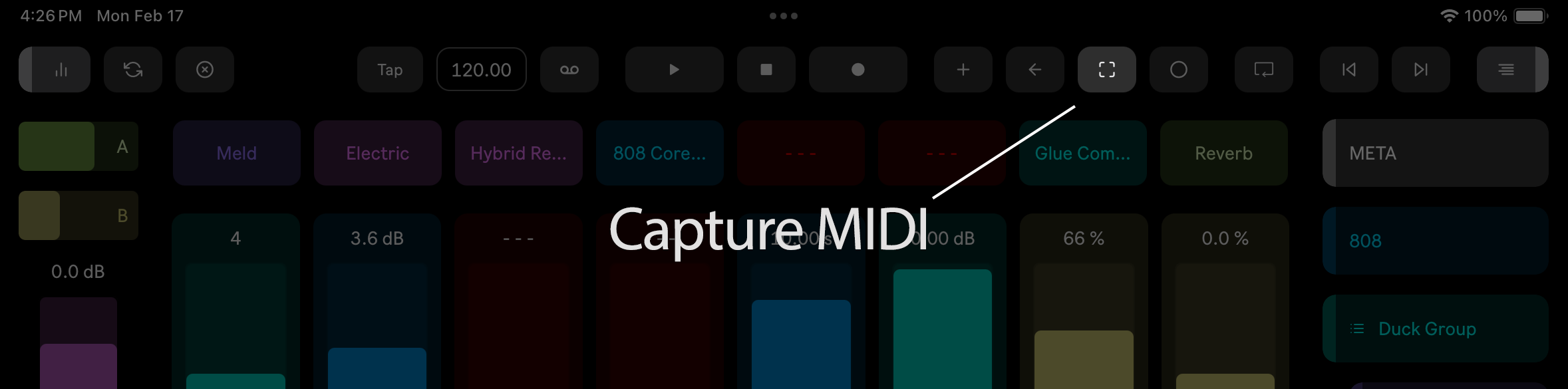 Capture MIDI