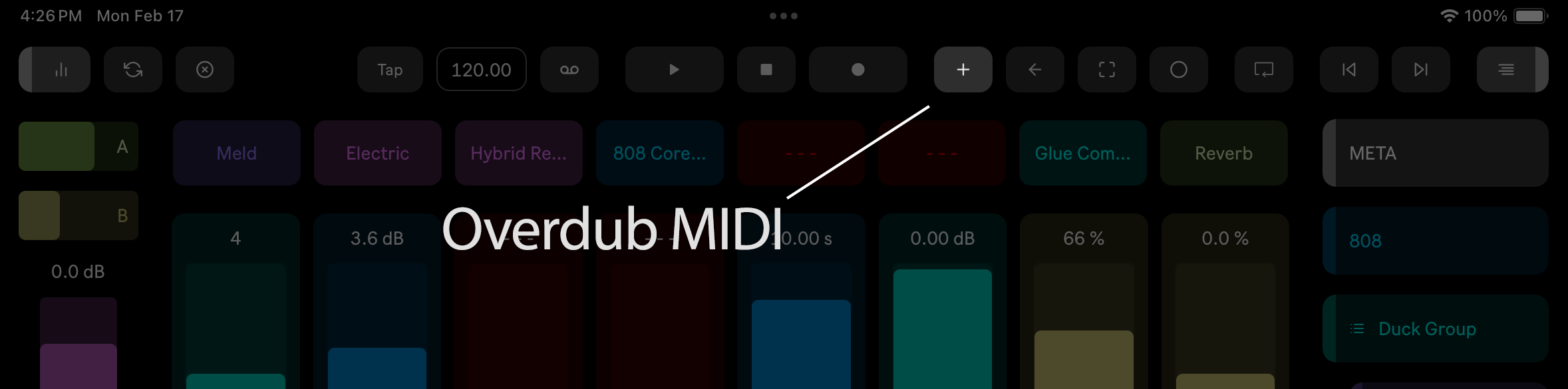 Overdub MIDI