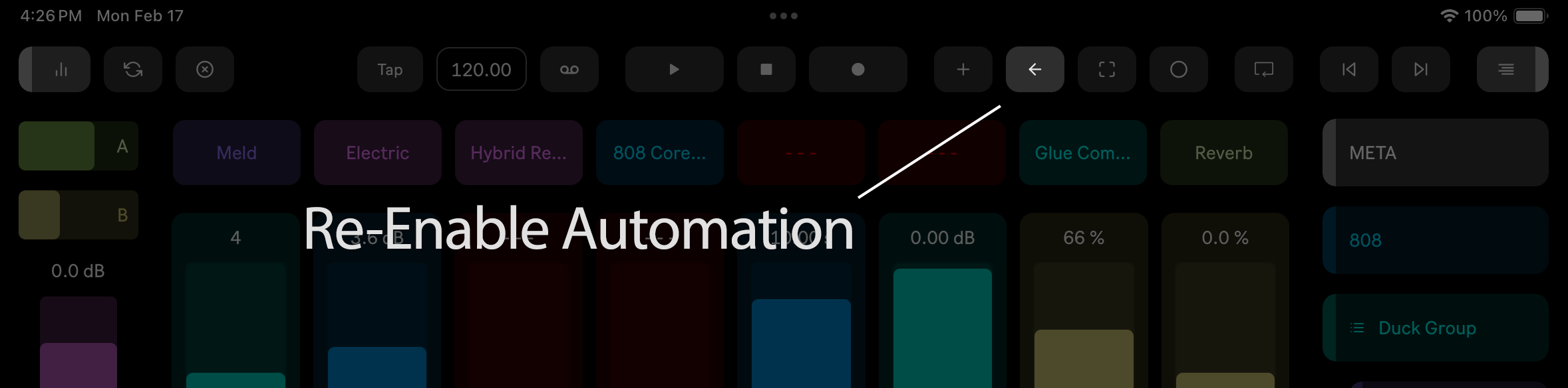 Re-enable automation