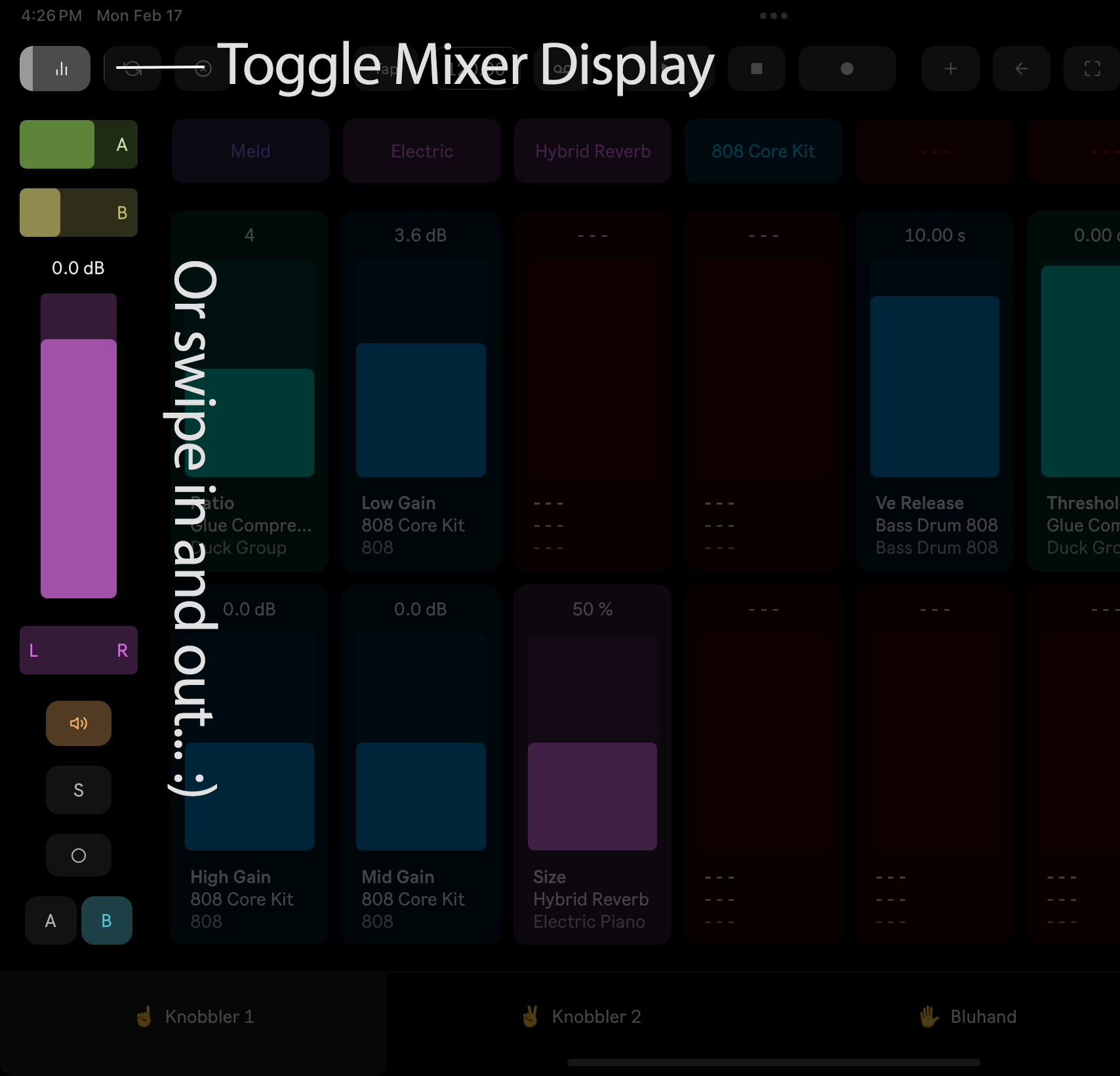 Channel Strip Mixer
