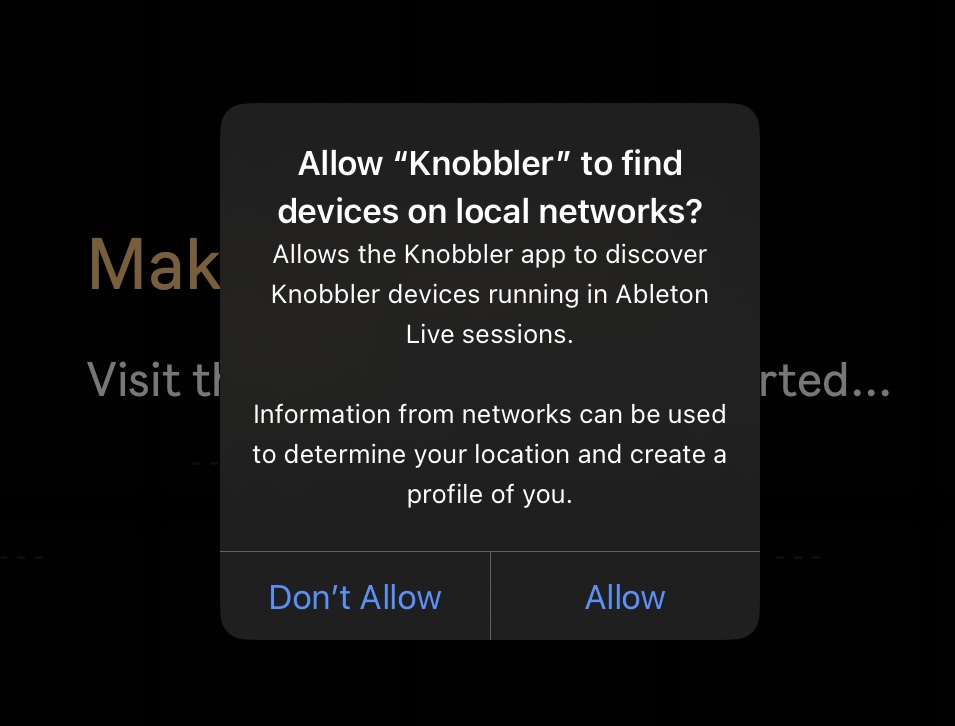 Allow Permissions