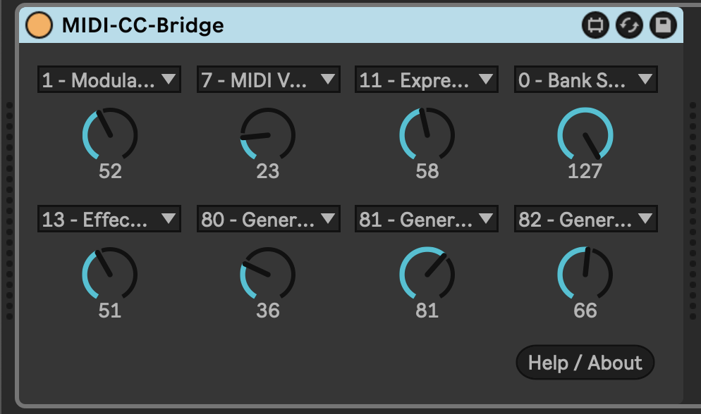 MIDI-CC-Bridge